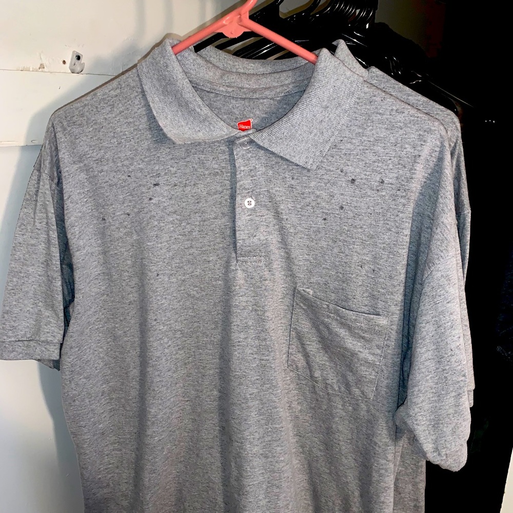 Mens Hanes polo